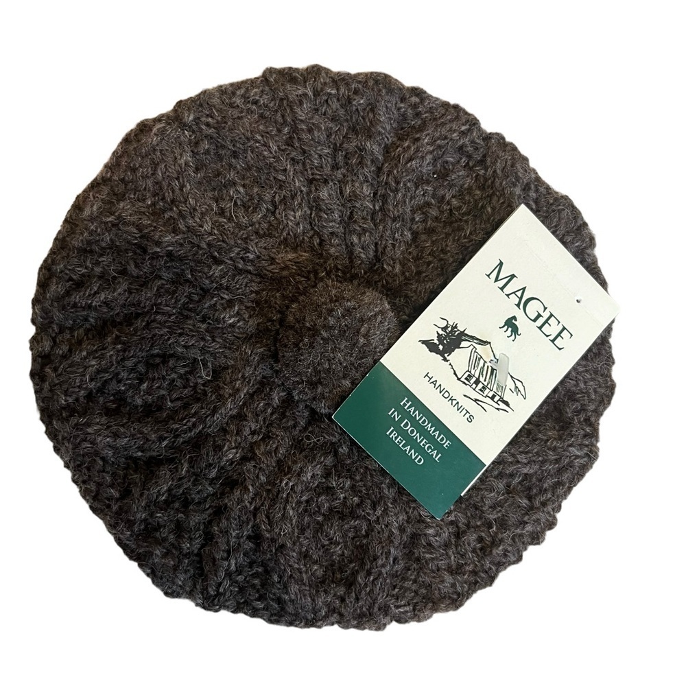 Magee Donegal Child’s Irish Wool Tam Hat Brown~ Made in Ireland New with Tags